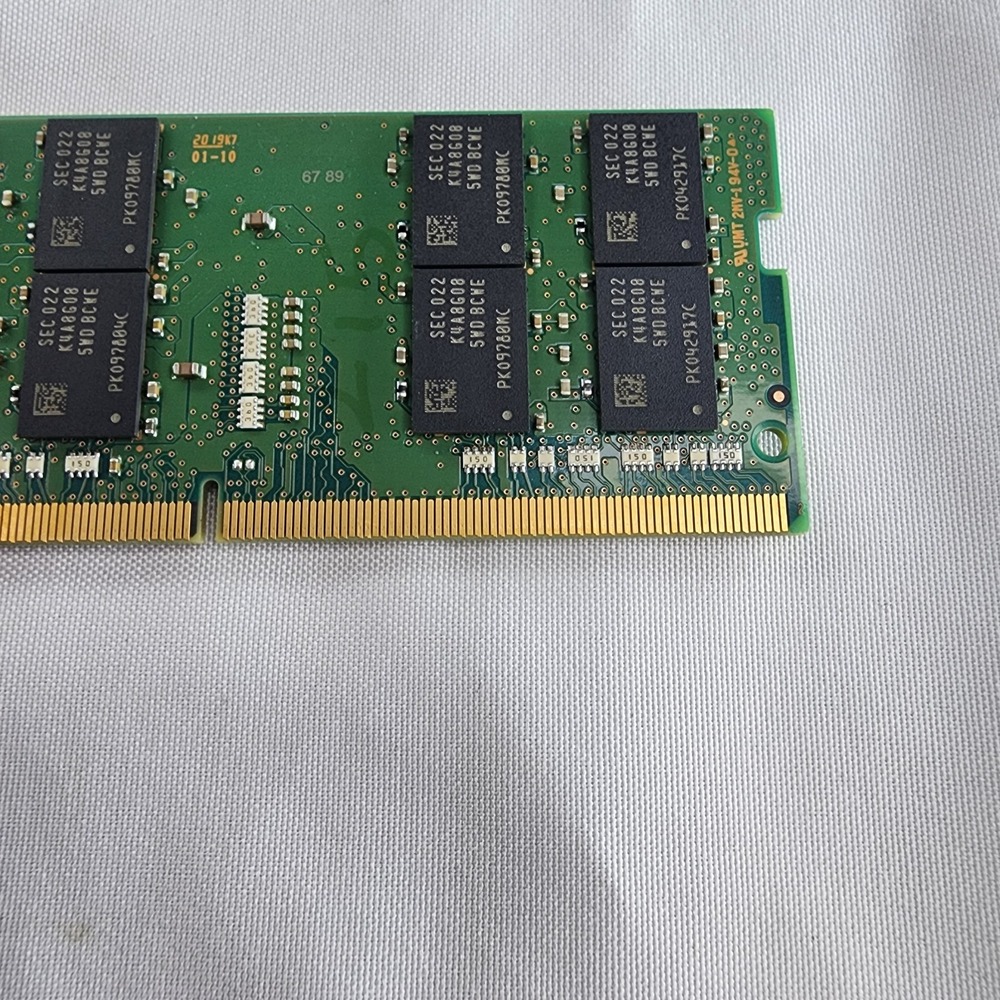 Samsung 16GB DDR4 3200MHz SODIMM 2Rx8 PC4-25600 Laptop RAM M471A2K43DB1-CWE - Picture 6 of 6